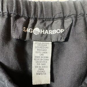 Sag Harbor Dark Linen Trousers